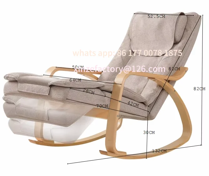 Customizable Ergonomic Massage Rocker Recliner Chair