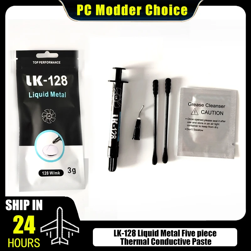 

128w/mk. Liquid Metal Thermal Paste for Computer & Laptop PS5/CPU/GPU MOD Cooling, LK-128