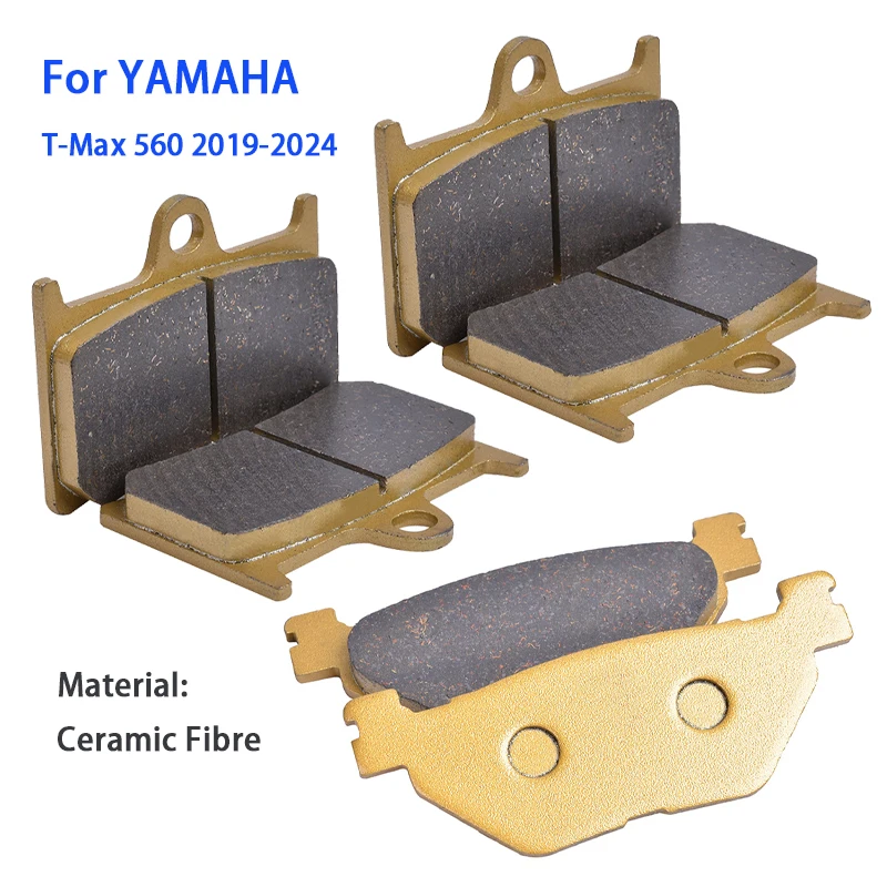 

Motorcycle Front Rear Brake Pads For YAMAHA T Max TMax T-Max 560 Tech Max 2019 2020 2021 2022 2023 2024 Ceramic Fibre