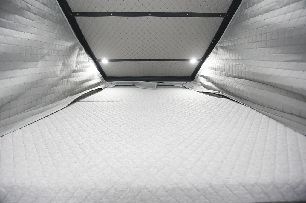 2025 Kinlife Pop-Up Roof Kitchen Shower and Solar Panel for 4x4 Ute and Pickup Camping Truck Canopy Camper with Tool Boxes view 5