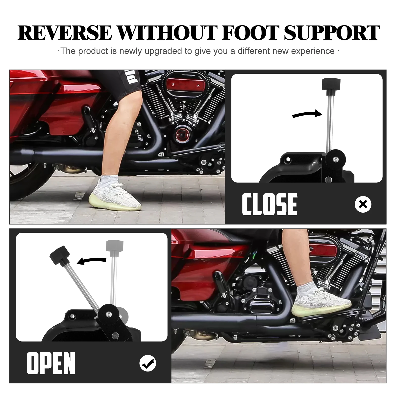 오토바이 리버스 기어 클러치 노동 절약 Harley Touring Road Street Glide FLH 21-25 Softail 용 백 스피드 브레이크 클러치 수리