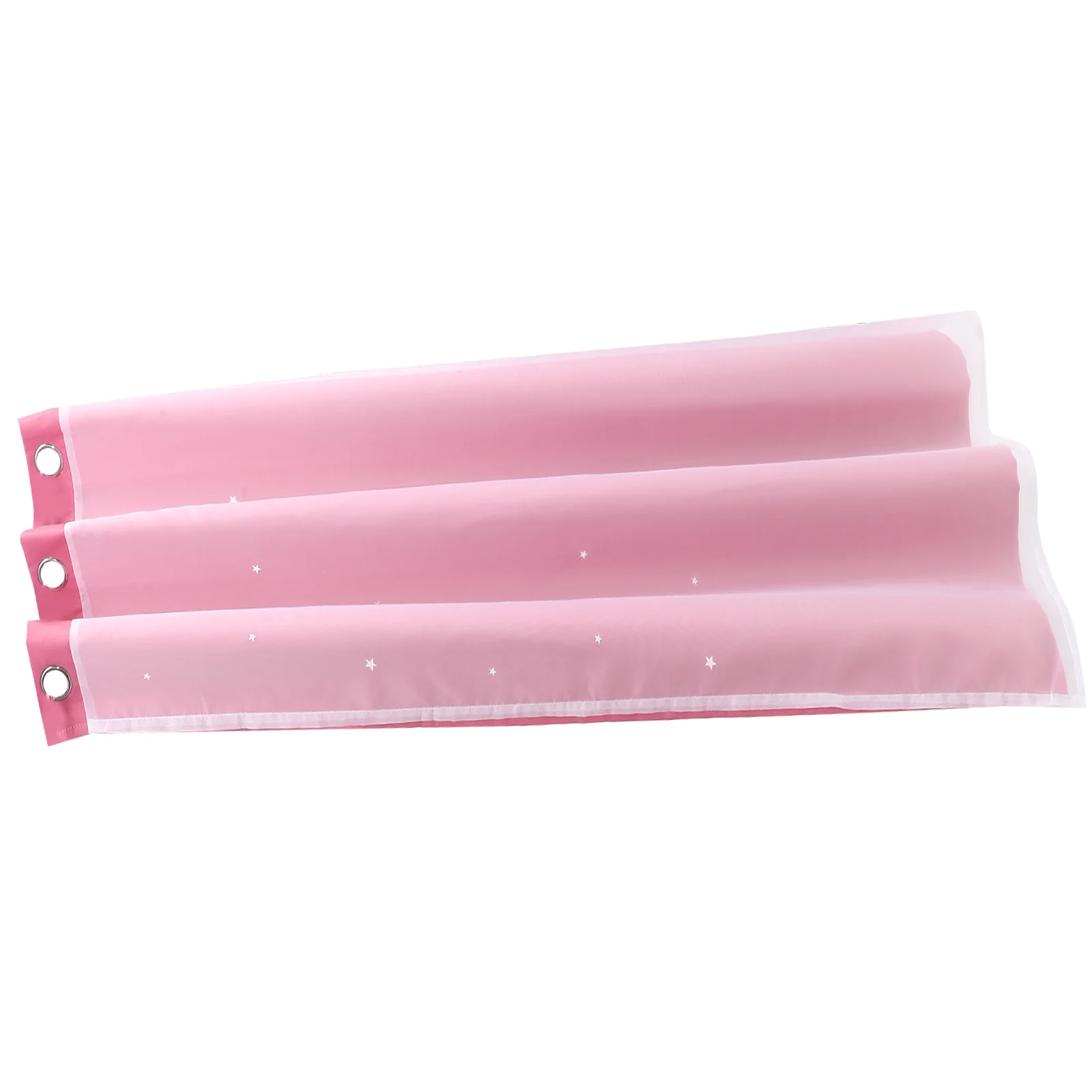 Tirai Jendela Gaya Putri Pola Bintang Lapisan Ganda Penghalang Cahaya Untuk Kamar Tidur Ruang Tamu Kamar Mandi