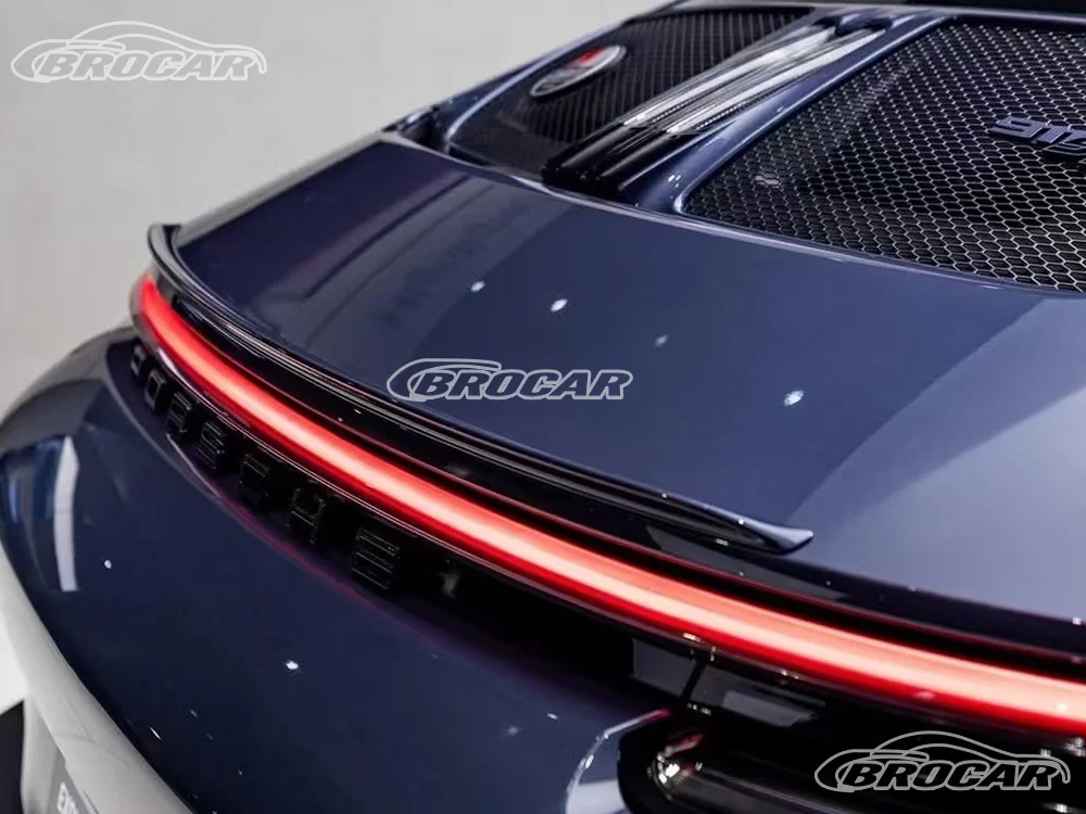 Für Porsche Carrera 992 911 SPOILER 2019 2020 2021 2022 2023 Hochwertiger Echt-Carbon-Heckspoiler Kofferraumflügel