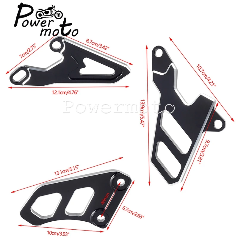 For Suzuki LTZ400 Kawasaki KX125 KX250F KX450F TW200 XT225 XT250 2003-2022 Motorcycle Front Sprocket Chain Guard Cover Protector