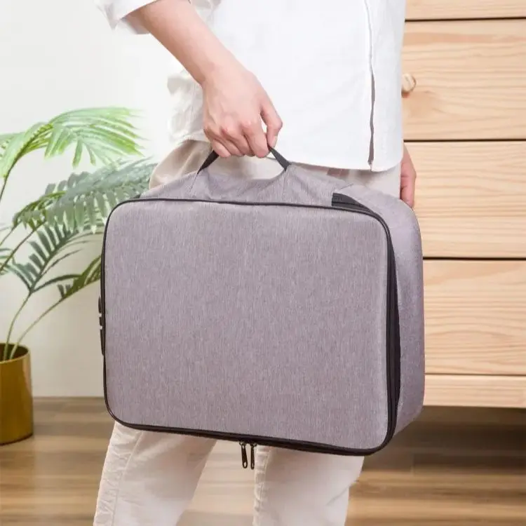 Large Capacity Briefcases Travel Document Storage Bag Men Book Desk Stationery Pouch Office Electronic Product Accessories Pack