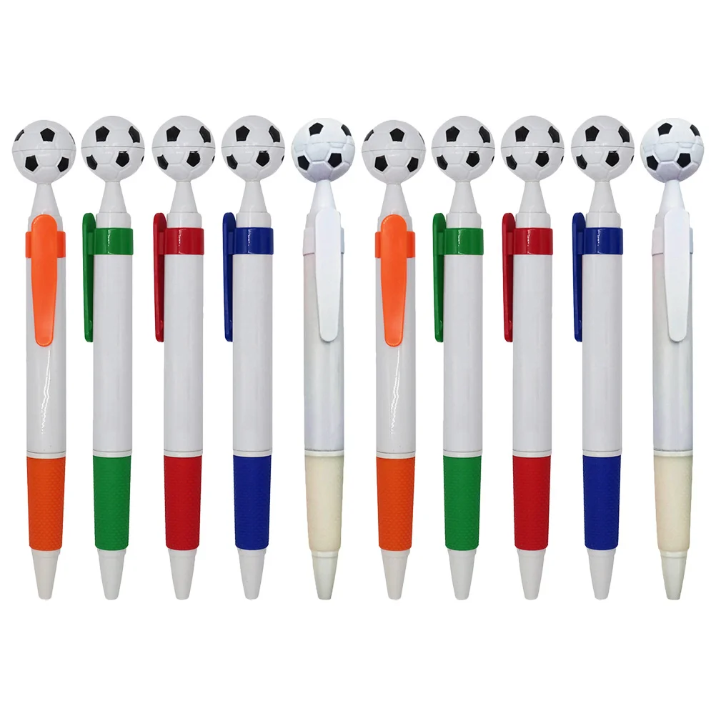 

15Pcs Soccer Ballpoint Pens Retractable Fine Point Plastic Shell Smooth Writing Sports Pen for Office School Gifts
