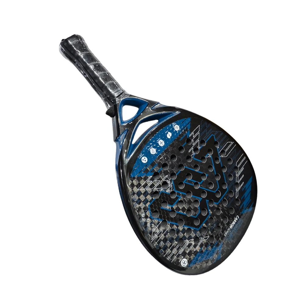 

Padel Racket Beach Tennis 12K Carbon Fiber Surface 3D Face With EVA Memory Foam Core Tennis Padel High-quality