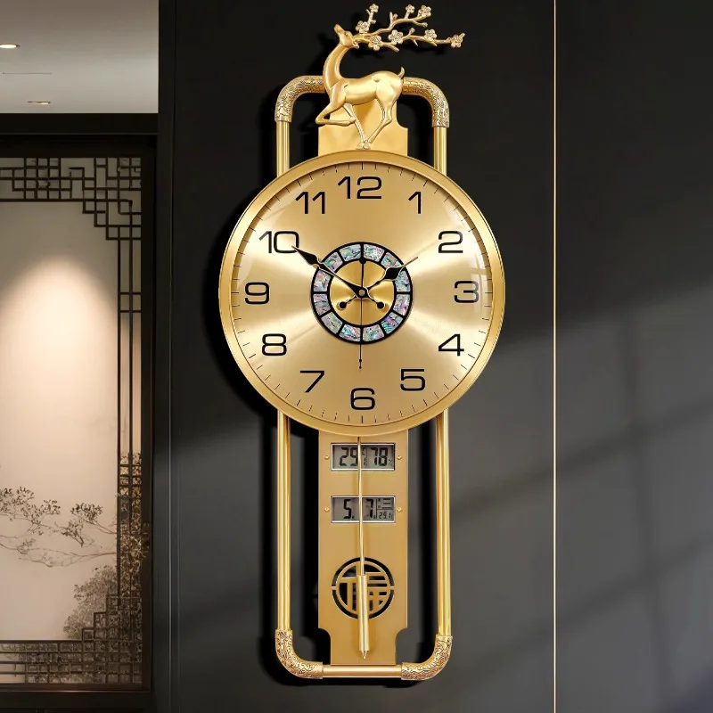 

Chic Unique Wall Clock Aesthetic Hanging Digital Luxury Wall Clock Industrial Italy Reloj De Pared Para Sala Home Accessories