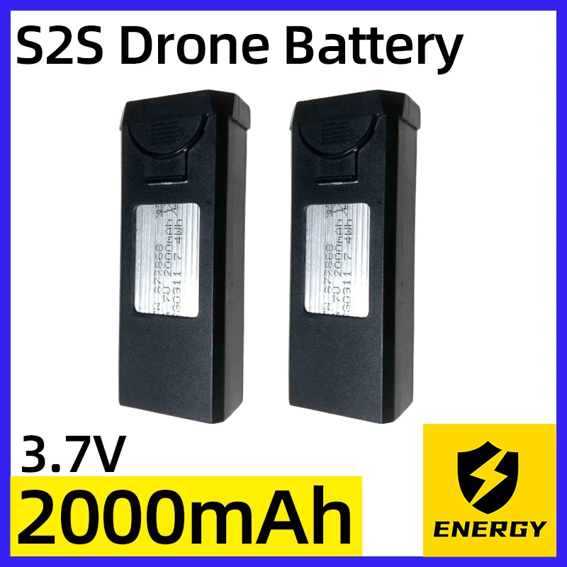 S2S Drone prawdziwe 2000mAh baterii!! Oryginalny LSRC S2S Drone UAV S-SERIS części zamienne do quadcoptera RC LS-S2S akcesoria do dronów 3.7V