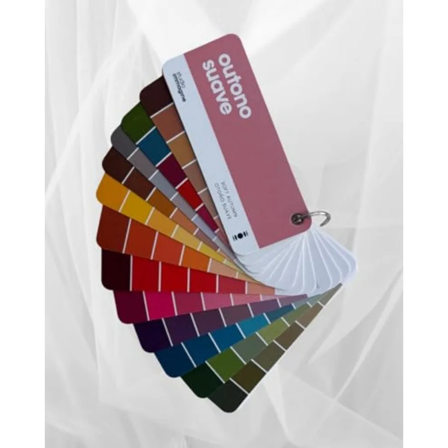 

Multilingual Palette Color Fan by Studio Immagine Perfect for Smart Shopping and Outfit and Wardrobe Planning; Outono Suave/Oto