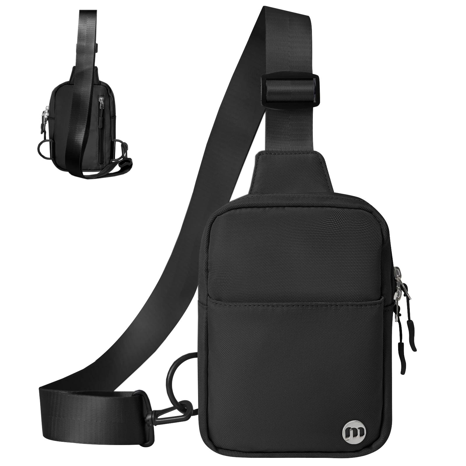 

Multipurpose Crossbody Backpack, 2-in-1 Convertible Shoulder Bag for Women Men, Lightweight Anti-Theft Daypack, 8x5.5x1.5 inch