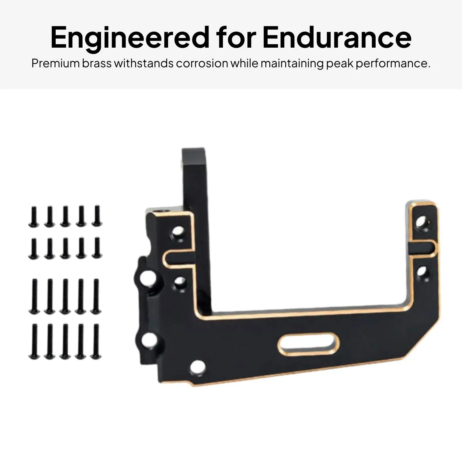 Messing Servo Holding Servo Bracket Assembly, Stuurinrichting Seat Servo Bracket, voor DIY Model op