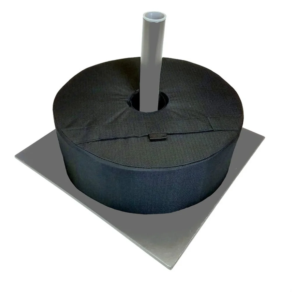 For Offset Umbrella Cantilever Weight 18in Round Sand Bag For Patio Umbrella Black Umbrellas Weight Management Solution Umbrella