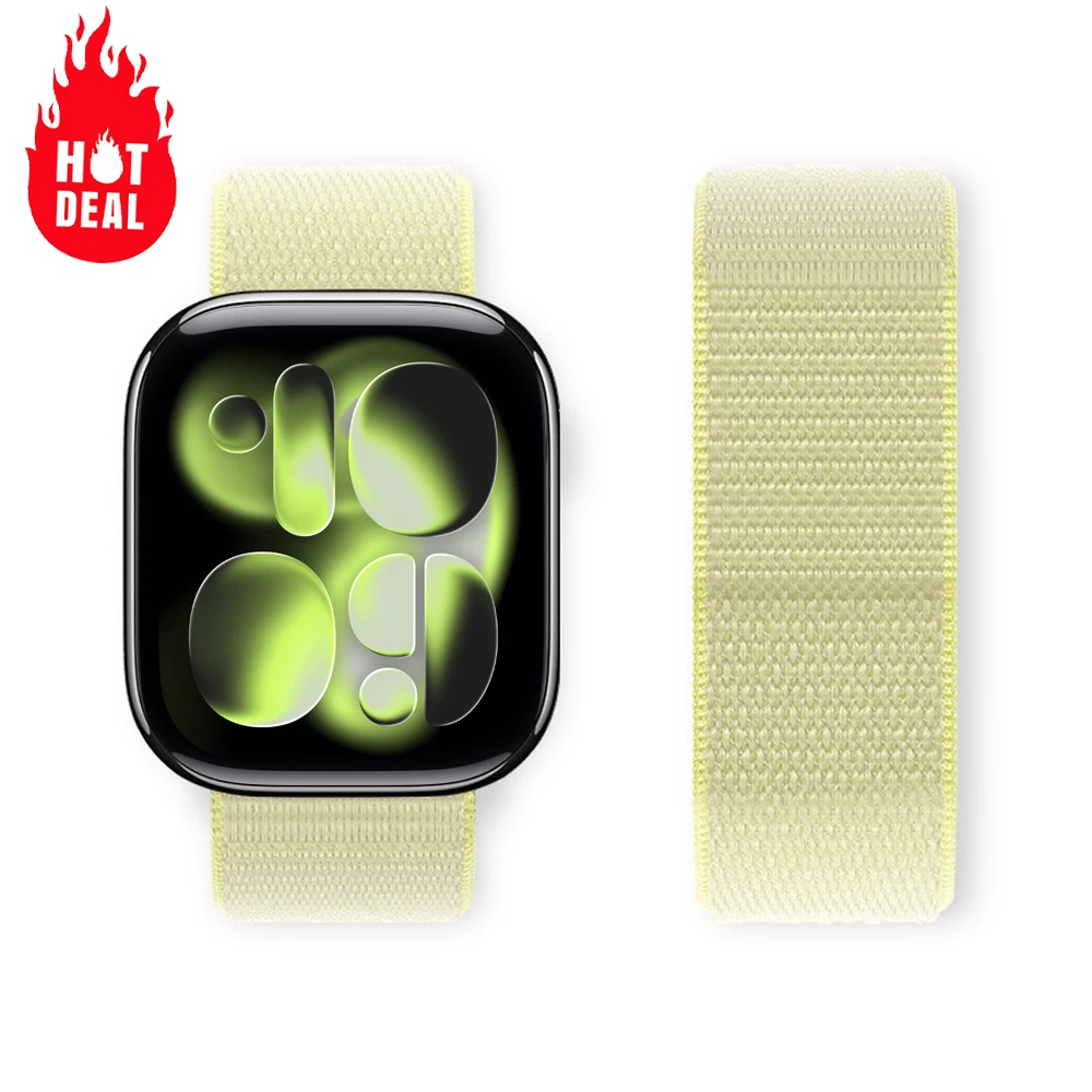 Sport Loop For Apple Watch Band 11 10 8 9 7 6 5 SE Ultra 3 49mm iwatch Strap 46mm 44mm 42mm 45mm 41 40mm Bracelet Correa Bands