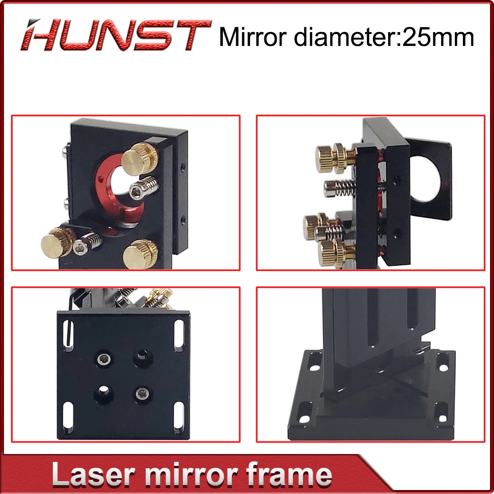 Imagem -05 - Hunst-first Reflection Mirror Mount Suporte Integrativo para Máquina de Corte de Gravação a Laser 25 mm Mount Support Co2