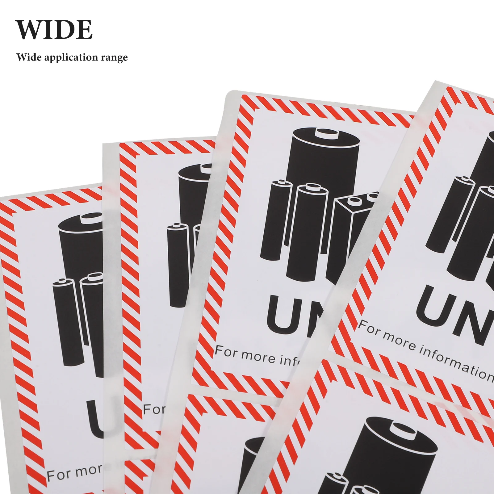 100Pcs Safety Labels Waterproof Adhesive Warning Stickers for Shipping Packaging Fire Caution Decals