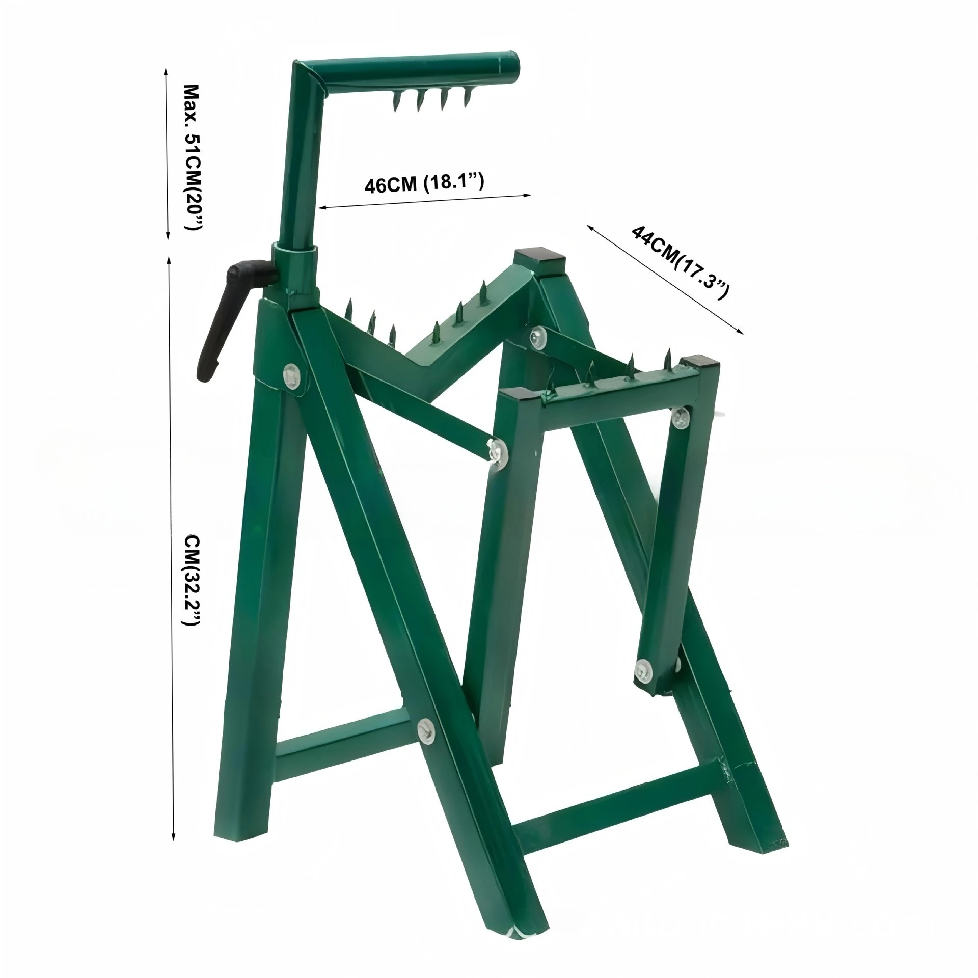 Thickened new 300kg heavy duty foldable portable wood bracket, wood turner, saw horse, saw frame