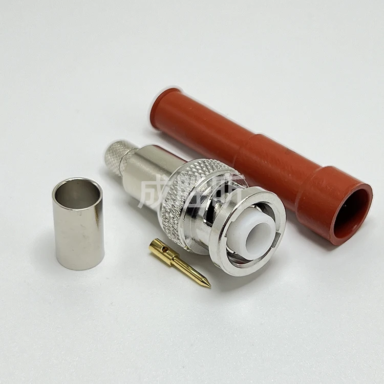 MHV 3000V High Voltage Crimp RG59 Cable MHV(BNC)3000-J-4 Male High-voltage Plug