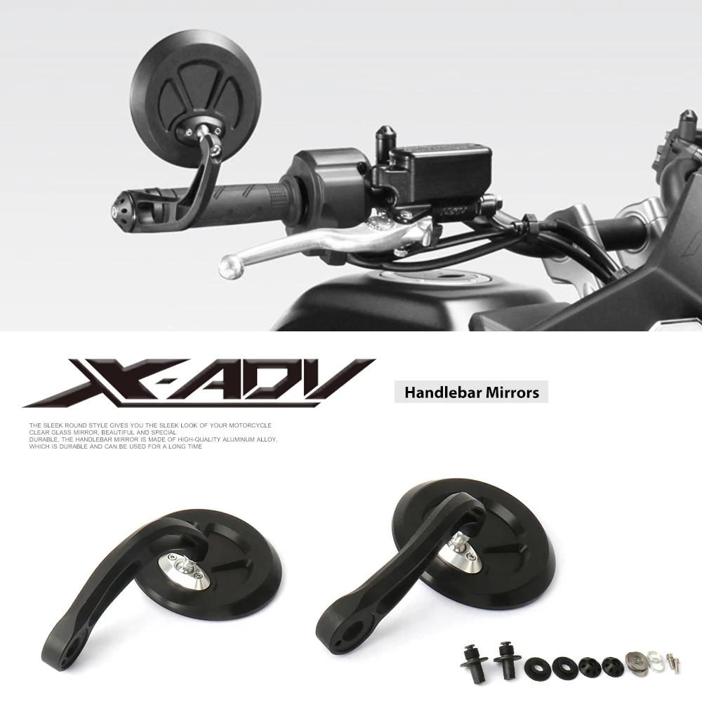 

New Rearview Mirror Cycling Clear Reflector Handlebar Left Right Mirror For Honda X-ADV 750 X-ADV750 XADV 750 2021-2024 2023