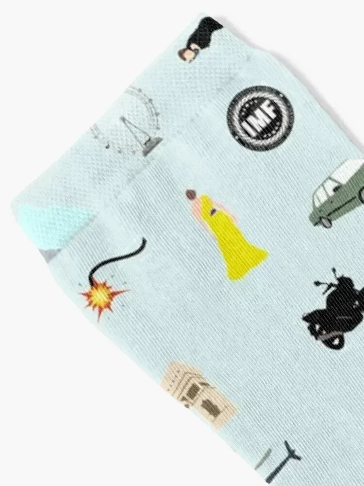 Mission: Impossible minimalist symbols Socks new in's designer valentine gift ideas cycling Mens Socks Women's