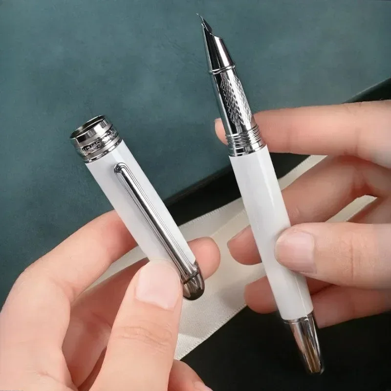 Новая металлическая перьевая ручка Wingsung 911, наконечник Iraurita 0,6 ~ 0,7 мм с конвертером чернил, подарочная ручка для письма для офиса, школьные принадлежности, подарок