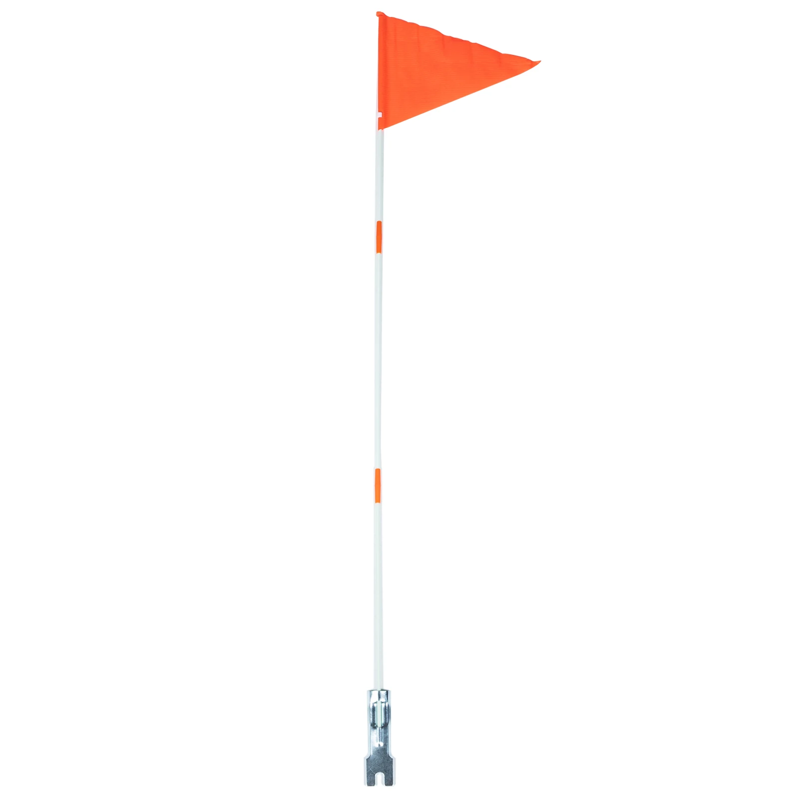 Bike Flags Pole Set High Visibility Safety Flag Fiberglass Pole Bike Trailer Flag Mounting Bracket Kids Outdoor