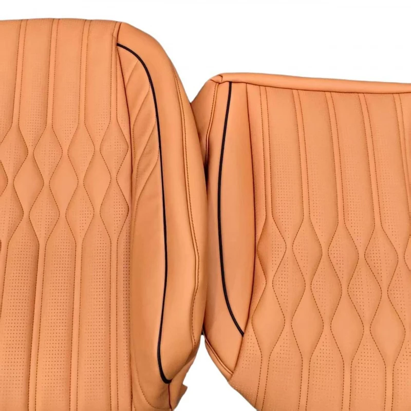 

Luxury Series Front Leather Seat Covers Business-style Interior Upgrade Kit All-Season 2pcs Exclusively