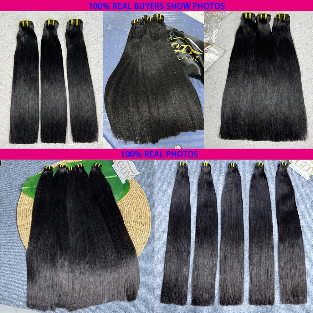 ผมตรงแบบซุปเปอร์ดับเบิ้ลดรอน 100% ผมแท้แบบมัด ไม่ผ่านการแปรรูป ผมเวอร์จินเวียดนามแท้ สำหรับต่อผมแบบมัด