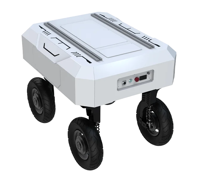 منصة روبوت جاهزة للحافلة CAN & ROS، هيكل توجيه رباعي العجلات وهيكل توجيه رباعي العجلات لرسم الخرائط الخارجية وأتمتة المصنع #6