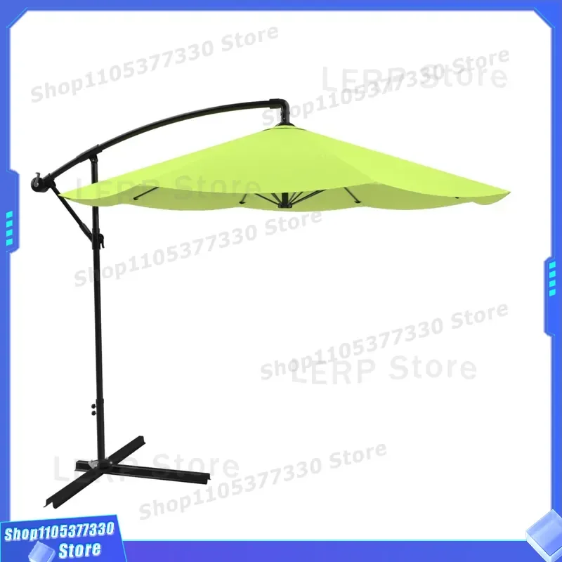 Modern Stainless Steel Cantilever Parasol UV Protection Shade for Outdoor Garden Pool Courtyard Park Custom Large Umbrella