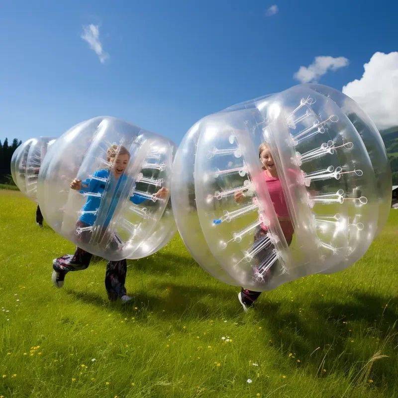 Amazing Inflatable TPU Bumper Giant Bubble Soccer Adult Air Plastic Transparent Bubble Body With Window Sales Human Bubble