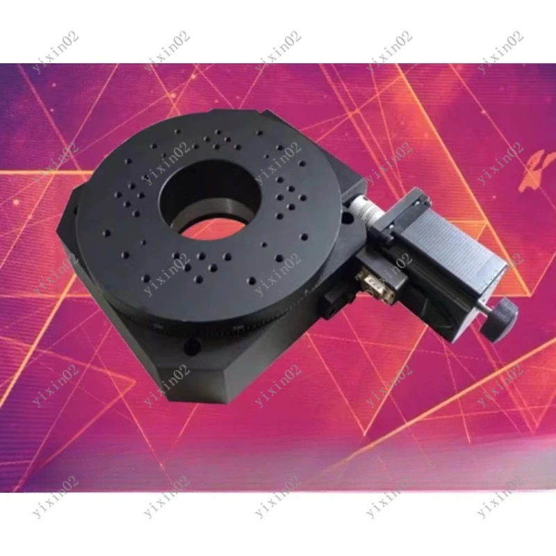 Y200RA60 Electric Rotary Stage 60mm 360° Precision Indexing Table Pan-Tilt Turntable for Laser Engraving Machine