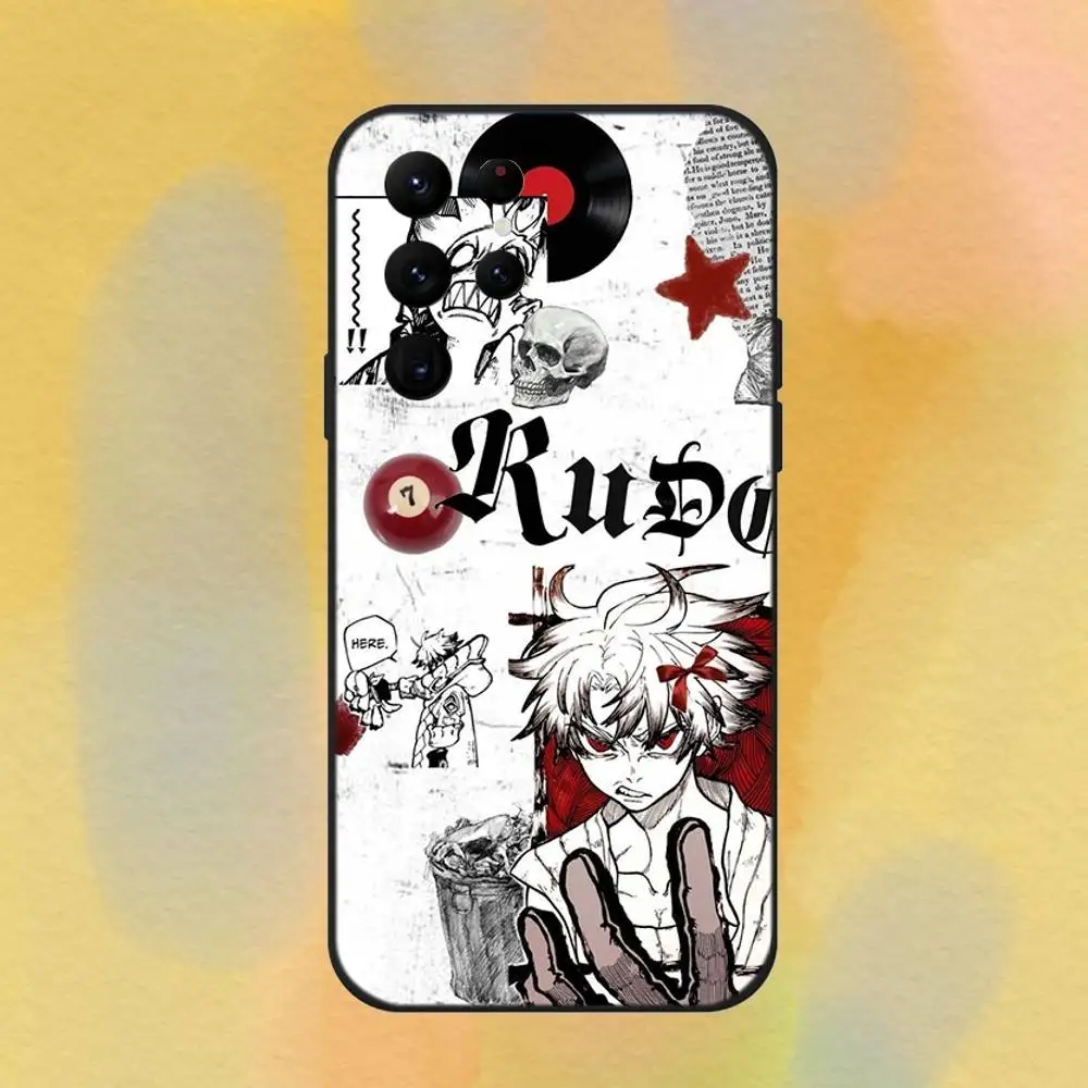 Gachiakuta Anime Phone Case For Samsung S 25,24,23,22,30,21,10,9,Ultra,Plus,Lite,FE,4,5G Black Soft Case