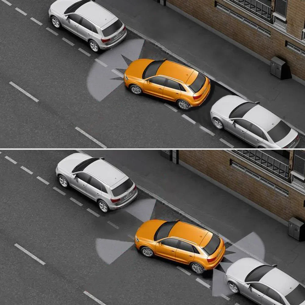 

Parktronic Parking Sensor Kit Reverse 8 PDC Backup Radar System Aid Ultrasonic Distance Detection Sound Warning for Car Vehicle