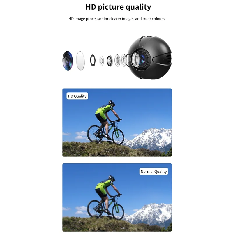 X3 Встроенная точка доступа Беспроводной просмотр видео Маленькая камера поддерживает карту памяти Умная удаленная камера Рекордер для занятий спортом на открытом воздухе-AAAE