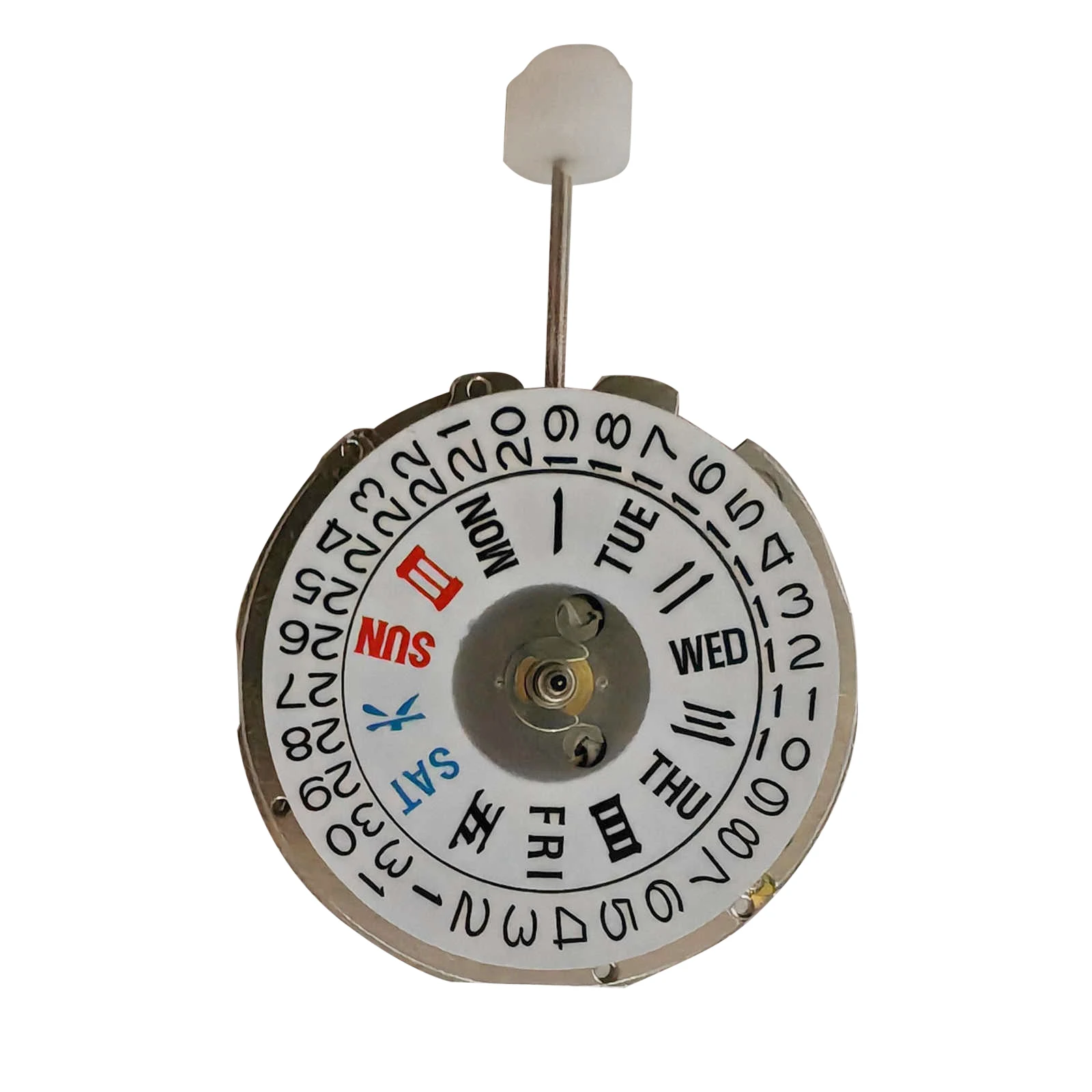27.4mm 3-Hands NH36 Automatic Mechanical Watch Movement Day Date Crown at 3:00 For NH36 Movement 21600bph Watch Spare Parts