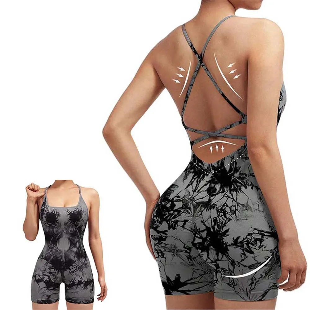 

Fitness Leggings Women Yoga Bodysuit Shorts Lift Butt High Waist Women Jumpsuit Sportswear Seamless Slim Fit Sports Underwear