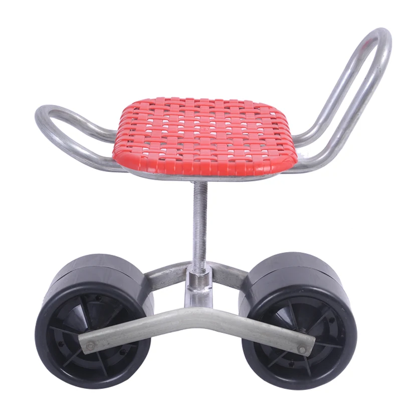 Agricultural Chair  Picking cart lazy stool thickened mobile rotating lift lazy cart work stool trolley stool small bench