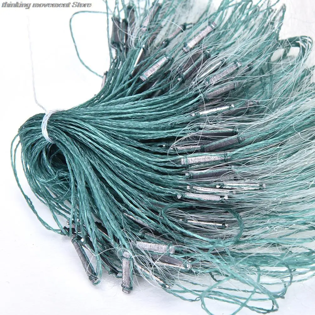 25m 3 Layers Monofilament lightweight Gill Fishing Net with Float Fish Trap Fishing Parts
