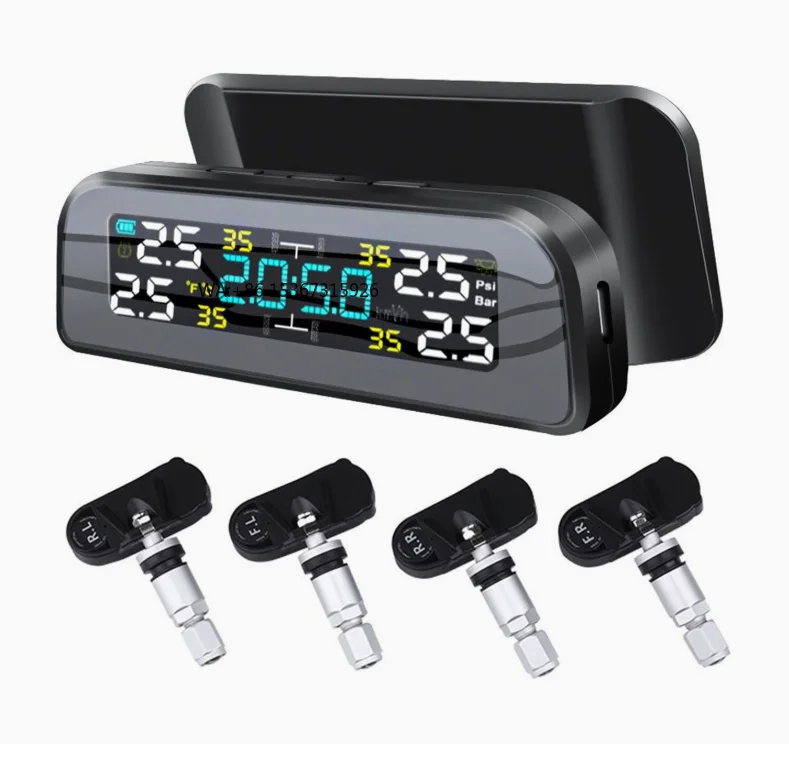 

Car TPMS Tire Pressure Monitoring System Wireless Solar Energy for Cars