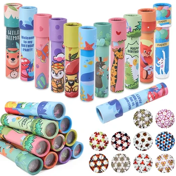 5/10pcs Rotating Kaleidoscope Science Toys for Kids Birthday Party Favors Goodie Pinata…