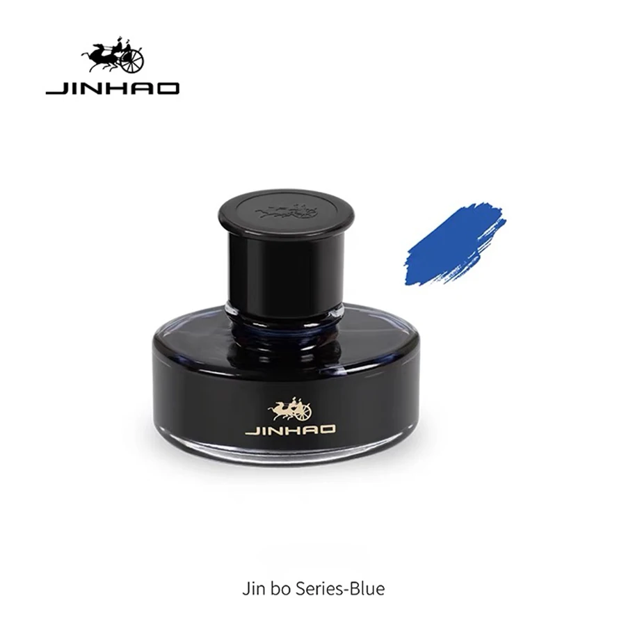 1 Flasche Jinhao Jin Bo 50ml Füllfederhaltertinte, Schwarz, Rot, Blau, Blau-Schwarz, Schnelltrocknende Großflasche Kalligrafie-Tinte, Geeignet für F – Detail 5