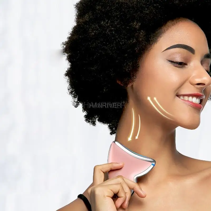 Neck neck instrument scrapping to neck grain V face household multifunctional beauty face neck massager