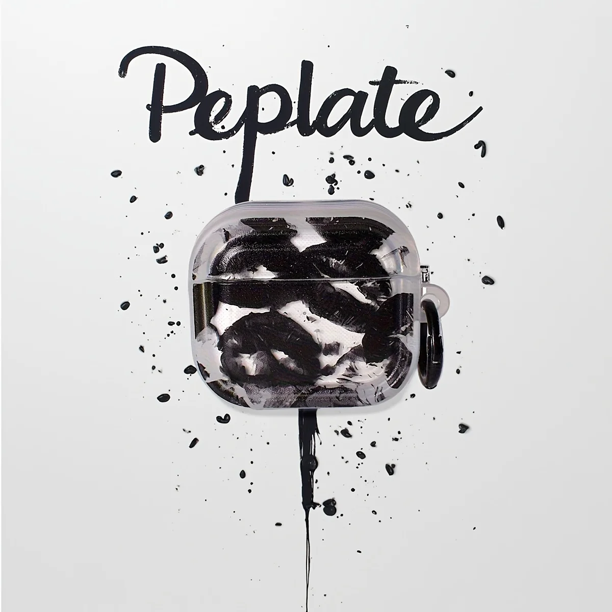 

Personality Creative Black Lip Print Pattern for Airpods 1 2 3 4 2024 Pro 2 Earphone Case Protective Cover Cases Housing Sheet