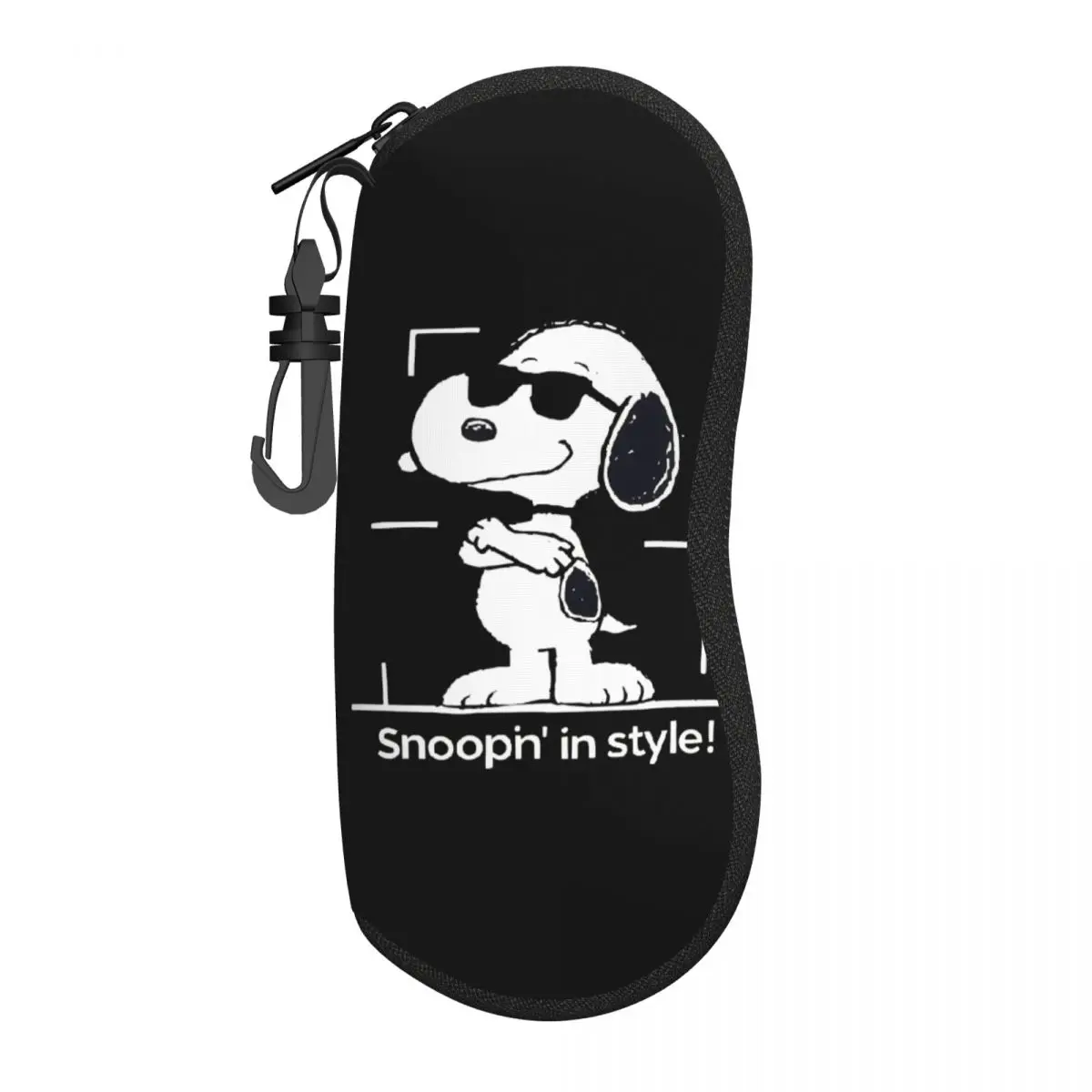 Funny Snoopy Style Glasses Case Fashion Accessories Peanuts Comic Reading Protector Small Eye Contacts Case