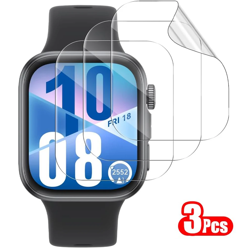

3 шт. гидрогелевые пленки из ТПУ для Huawei Watch Fit 4/Fit4 Pro, защитная пленка с полным покрытием, защитная пленка для экрана умных часов