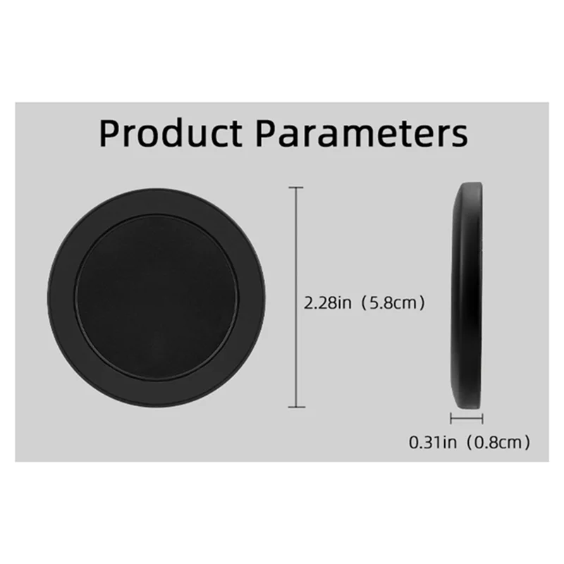 JABS-For Magsafe Plastic 1/4 Arri Base Gimbal حامل هاتف مغناطيسي ترايبود محول تركيب