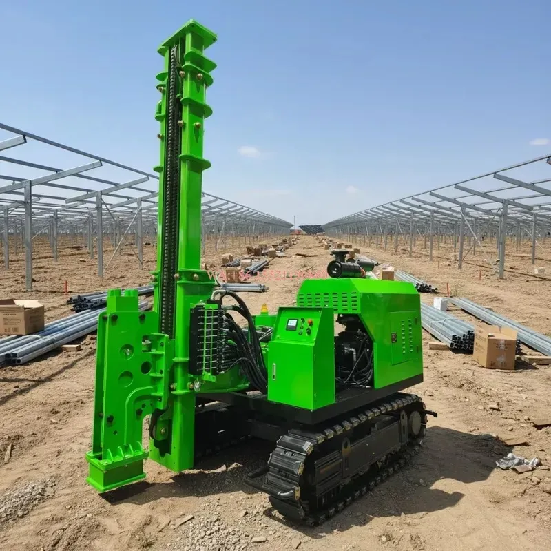 wmwmnu for TeZhong TZ670 61KW Crawler Solar Pile Driver Ground Screw Piling Machine for PV Power Plant Construction CE