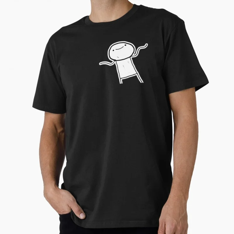 

Somebody Stickman Humor Gift T shirt 0616 Funny Stick Figure Graphic clothes 100% Cotton print tee US Size S-6XL