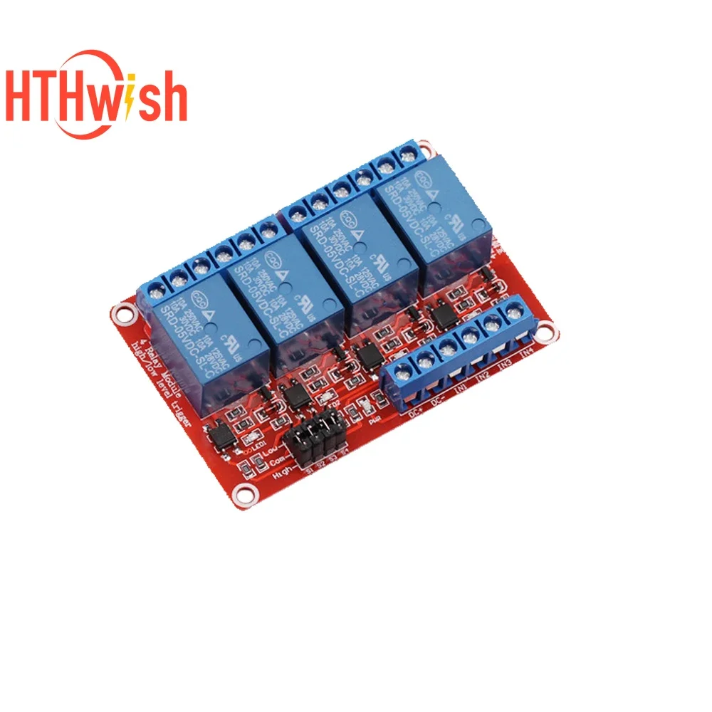 5V Relay Module Board Shield with Optocoupler 1 2 4 8 Channel Support High and Low Level Trigger for Arduino